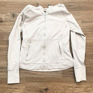 Calvin Klein Women's Light Cream Bomber Jacket